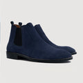 Clarkson Chelsea Midnight Bleu Suede Bottines en cuir pour Homme
