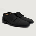 Dirk Brogues Derby Noir Nubuck Chaussures en cuir pour Homme