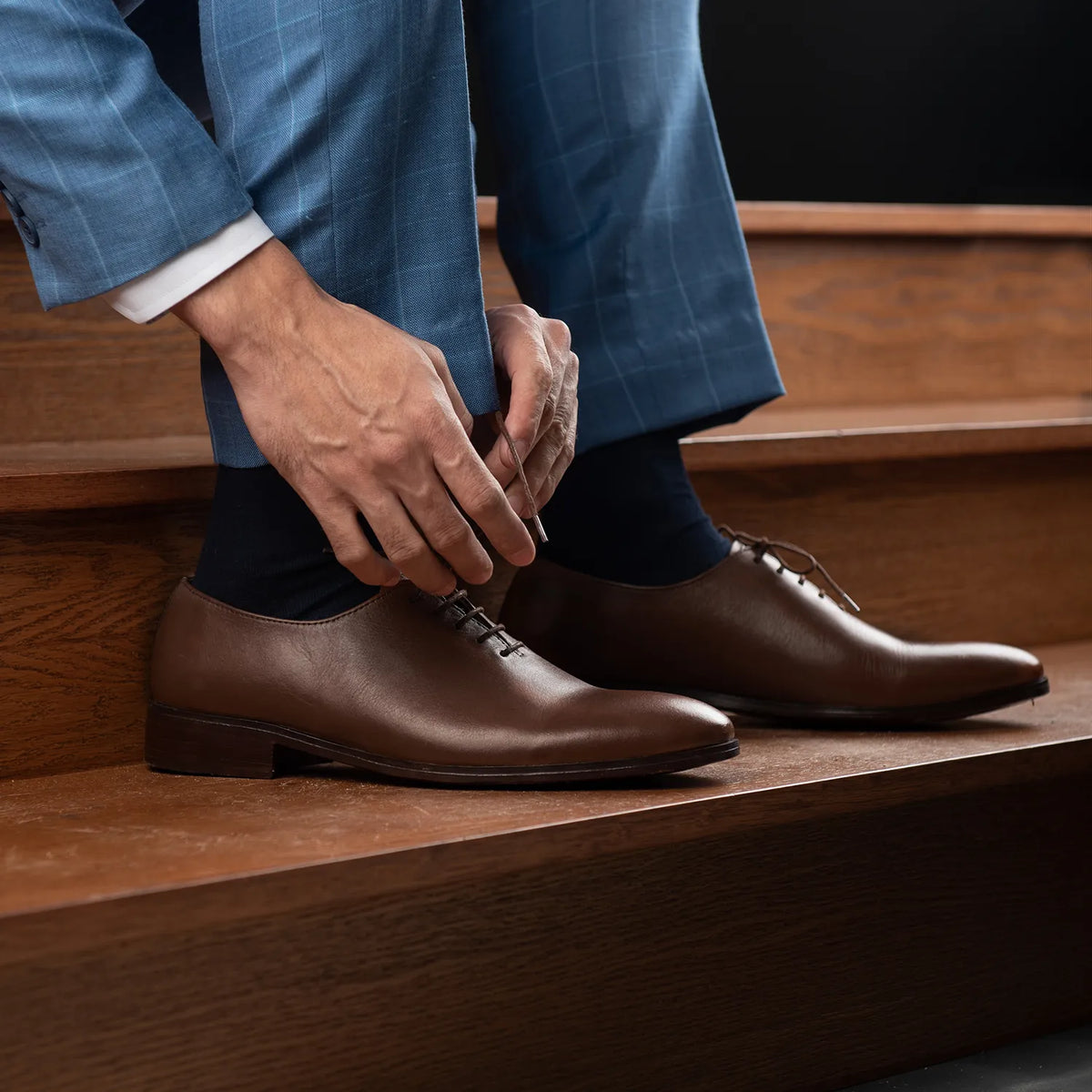 Orlaven Director Wholecut Marron Chaussures en cuir pour Homme footwear image 9