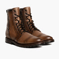 Casa Moto Blé Ambré Bottines en cuir pour Homme