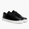 Court Noir Baskets en cuir pour Homme