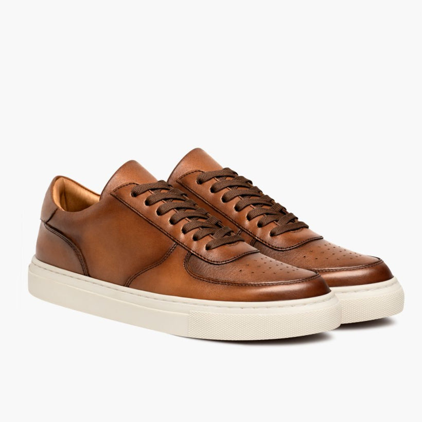 Court Toffee x Off-Blanc Leather Sneakers pour Homme