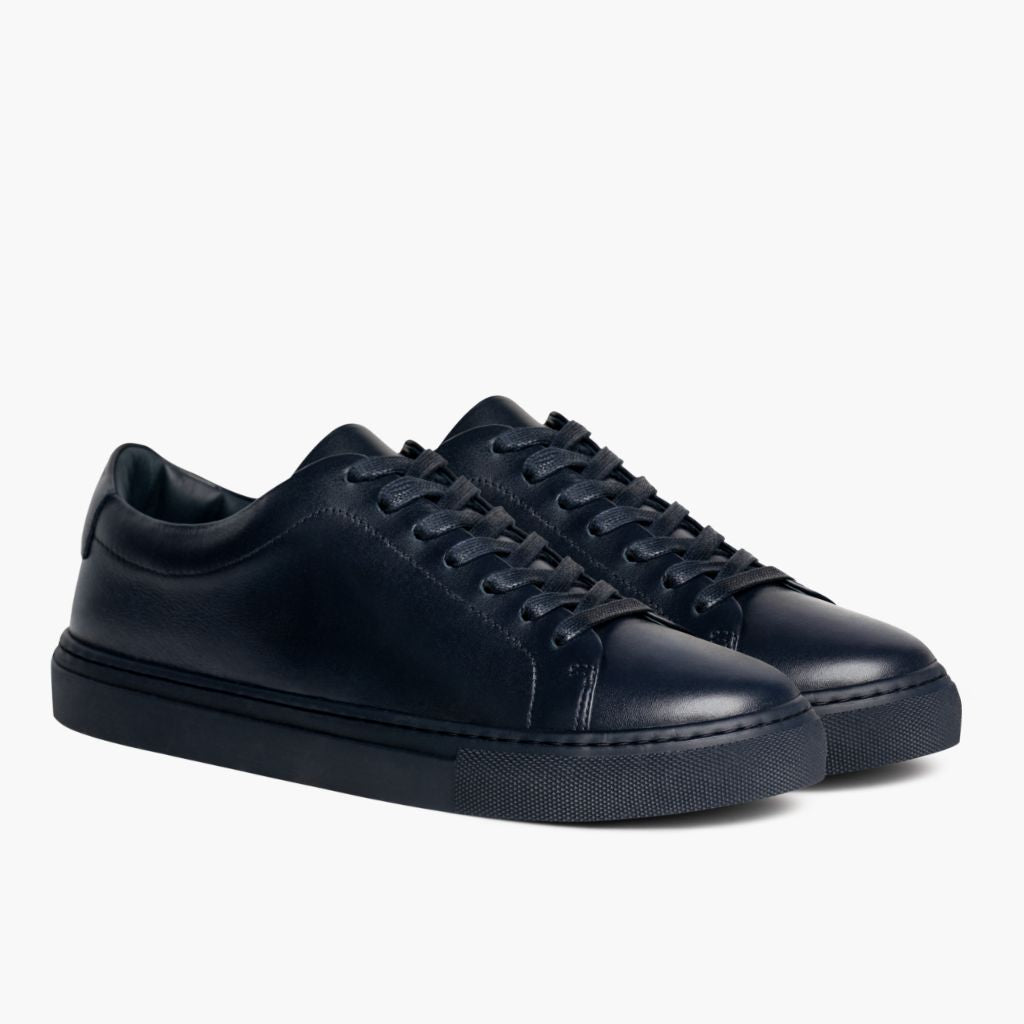 Encore Navy Baskets en cuir pour Homme - Vue de profil | Acheter en ligne