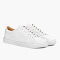 Encore Blanc Baskets en cuir pour Homme