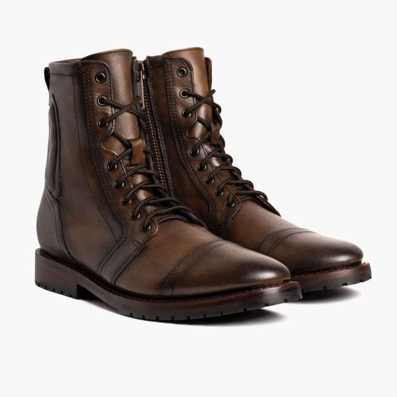 Casa Moto Anejo Leather Boots pour Homme