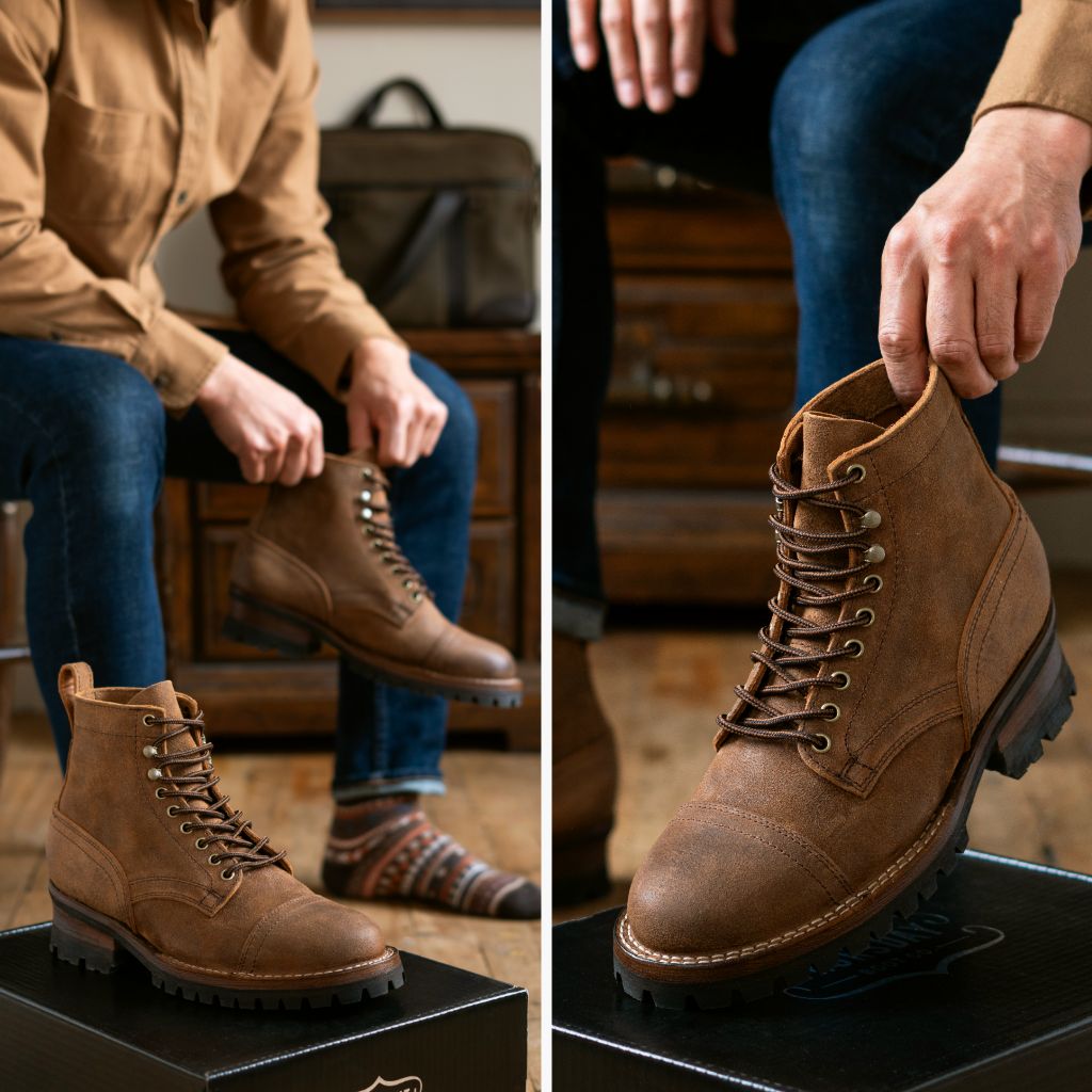 Top-Down Perspective Showing Lacing System & Tongue Craftsmanship