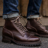 Styled On-Foot Perspective Demonstrating Ankle Fit & Silhouette on Model