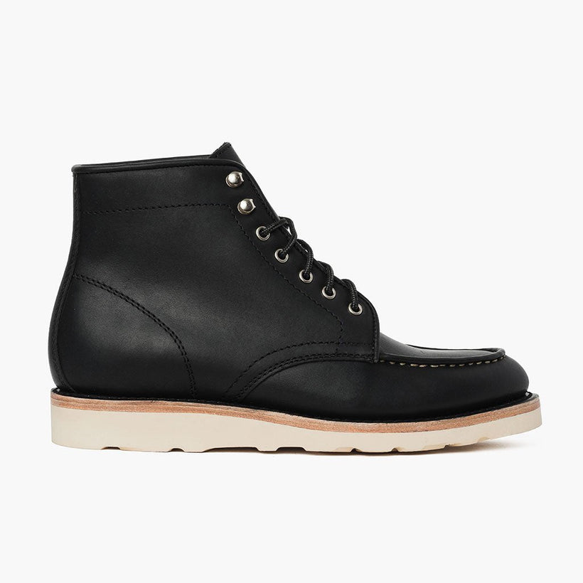 Diplomat Noir Mat Bottines en cuir pour Homme
