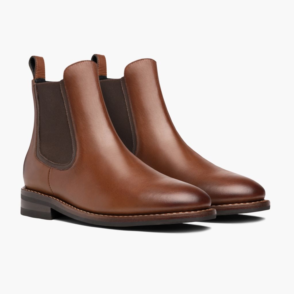 Duke Brandy Bottines en cuir pour Homme in Classic Full-Grain Leather - Vue de profil | Acheter en ligne