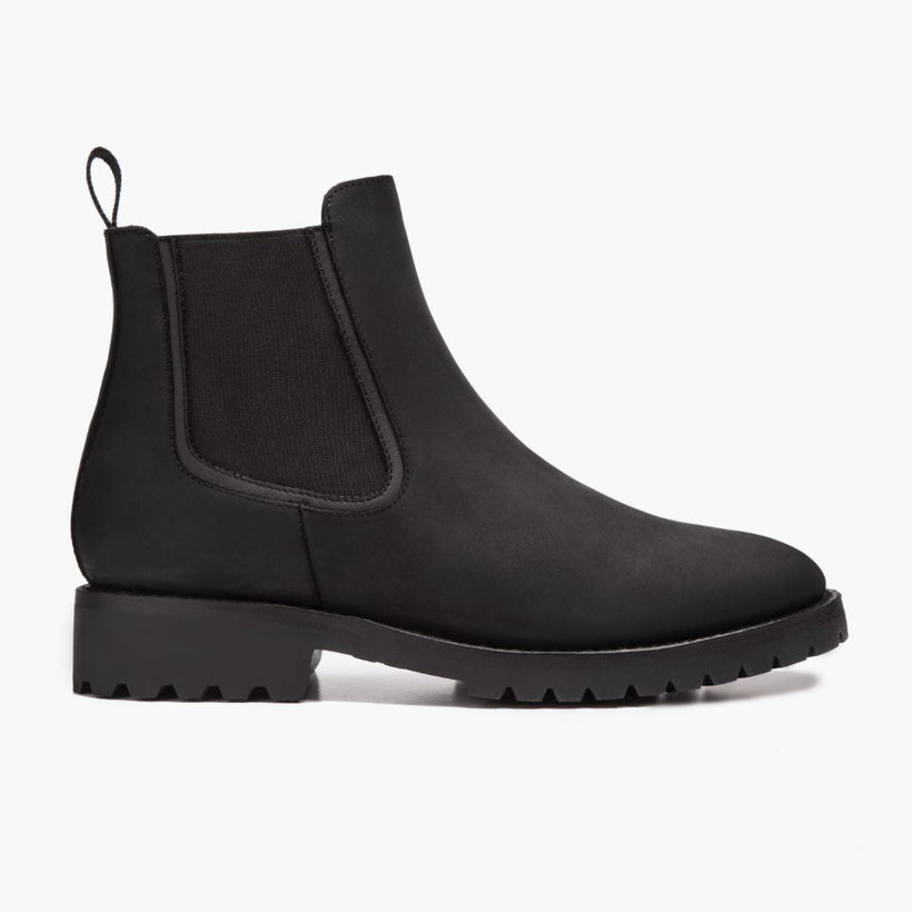 Legend Noir Matte Leather Boots pour Homme