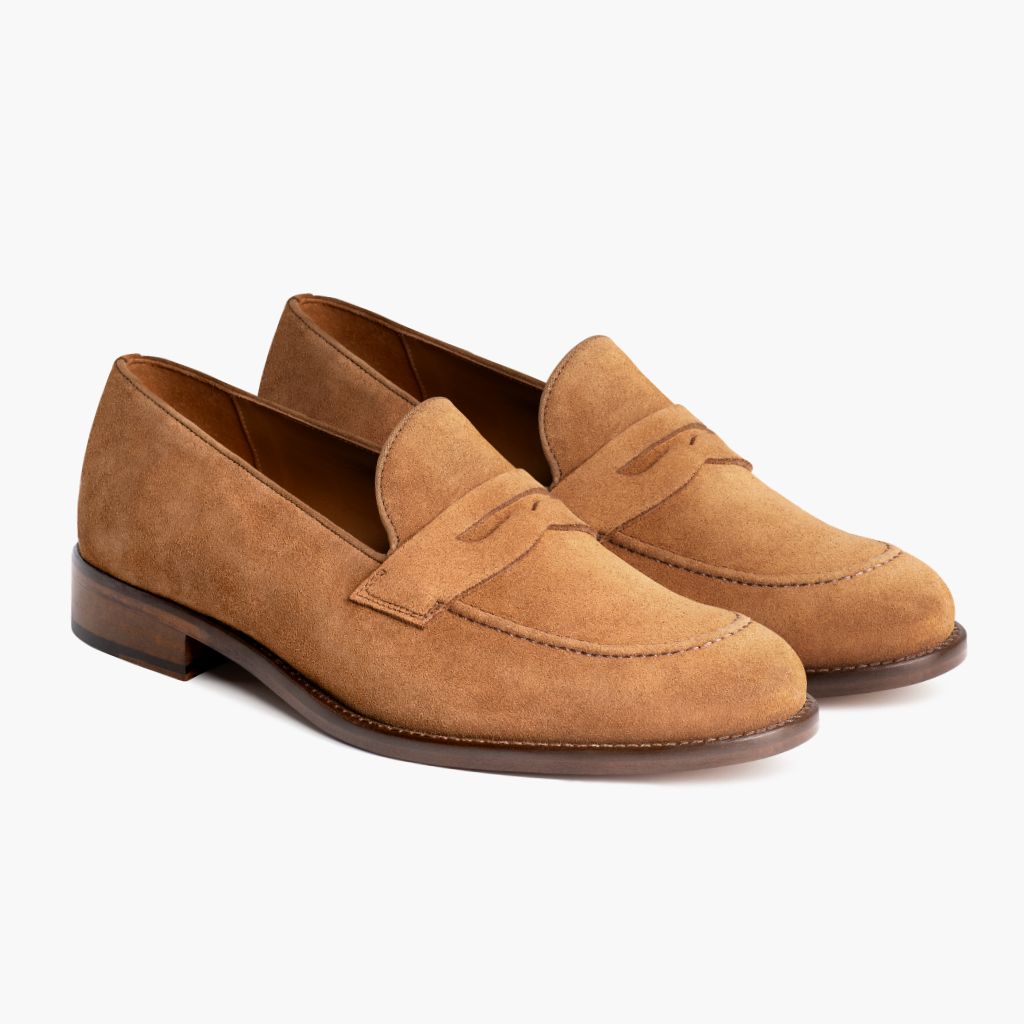 Lincoln Cider Mocassins en cuir pour Homme in Classic Full-Grain Leather - Vue de profil | Acheter en ligne