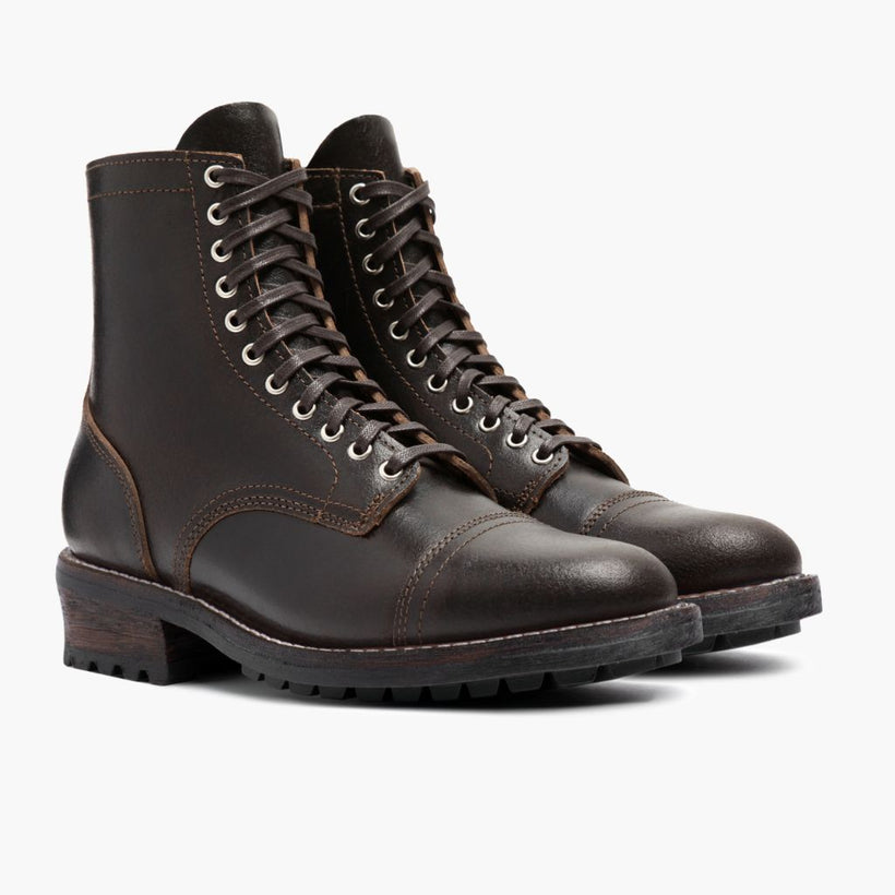 Logger Waxed Cacao Bottines en cuir pour Homme