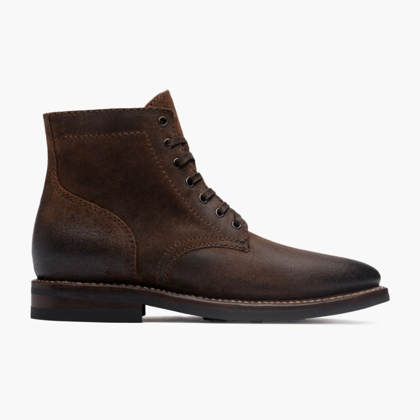 President Mocha Leather Boots pour Homme