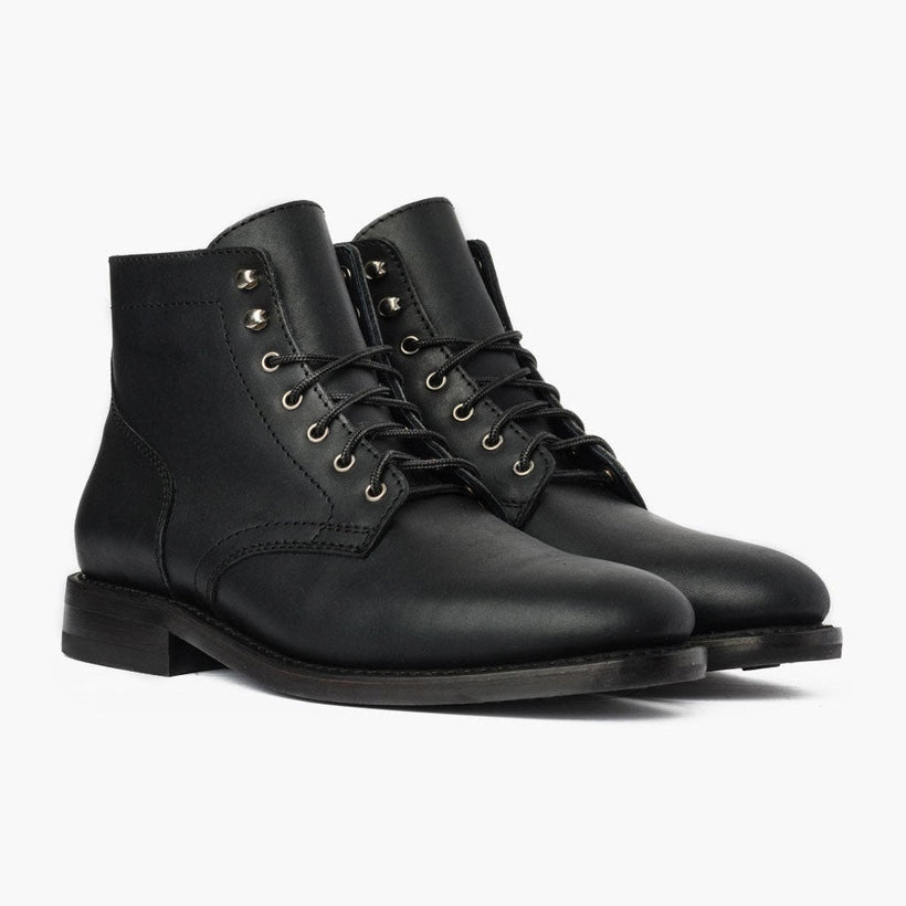 President Noir Mat Bottines en cuir pour Homme