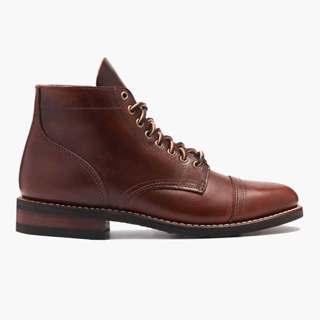 Classic Full-Grain leather Boots - Montage cousu Goodyear & détail de l'embout avant