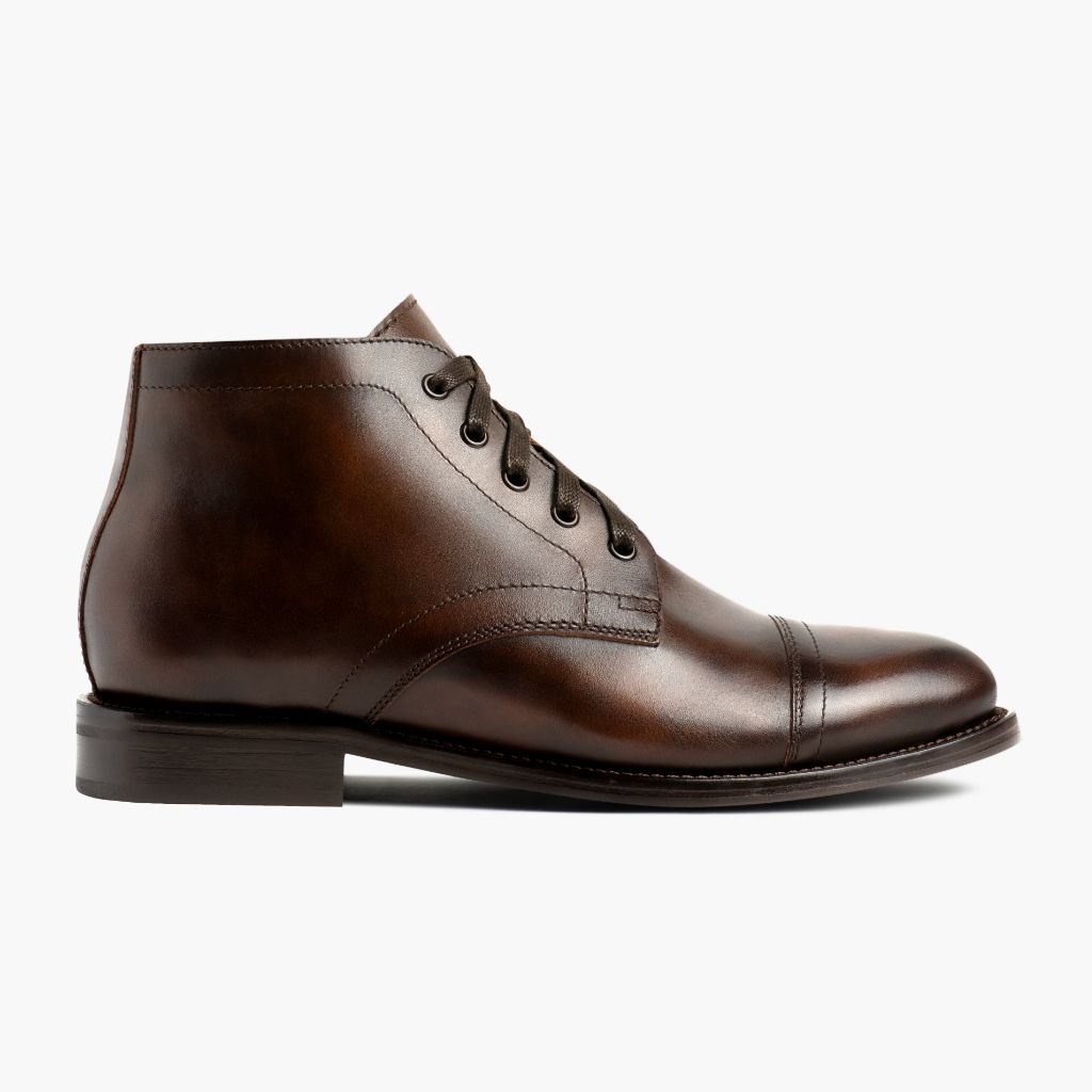 Classic Full-Grain leather Boots - Montage cousu Goodyear & détail de l'embout avant