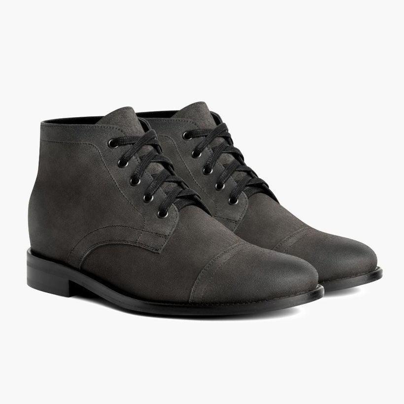 Cadet Shadow Gris Leather Boots pour Homme
