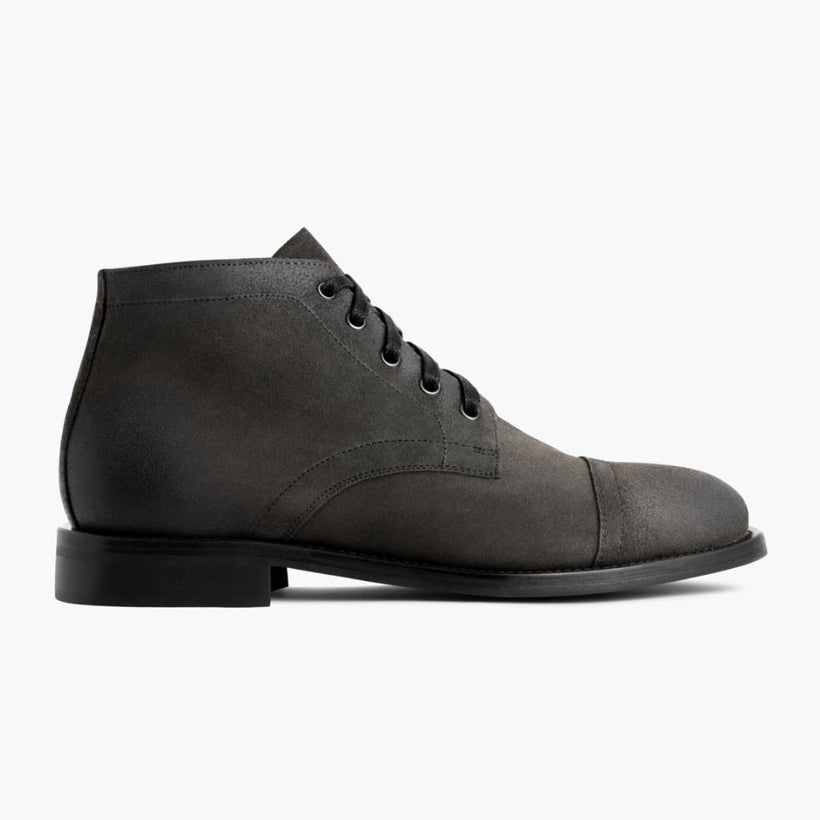 Cadet Shadow Gris Leather Boots pour Homme