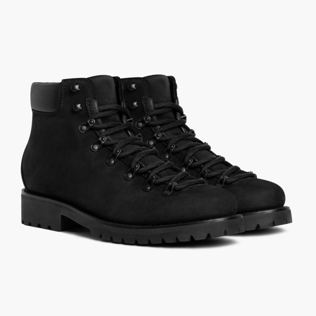 Commander Noir Mat Bottines en cuir pour Homme en cuir de vachette noir véritable - Vue de profil | Acheter en ligne