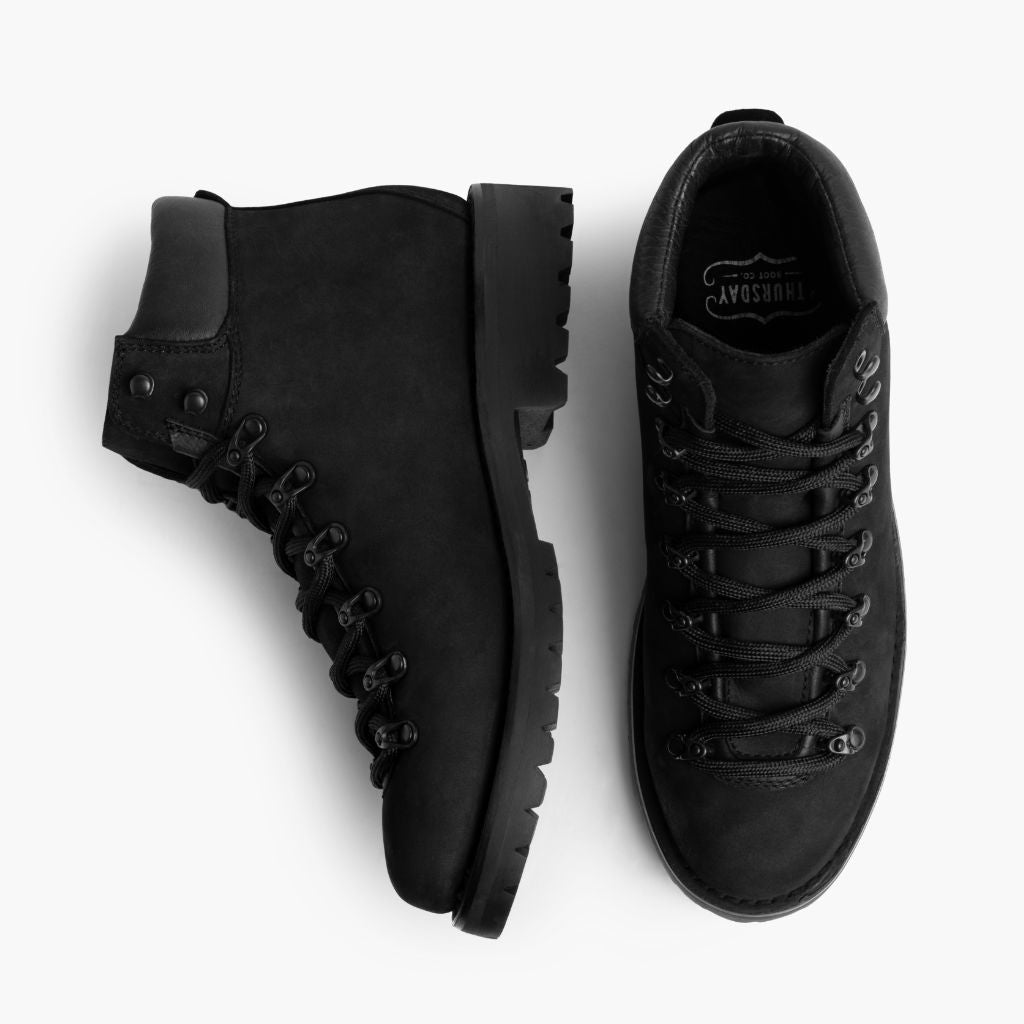 Commander Noir Mat Bottines en cuir pour Homme - Contrefort de talon renforcé & surpiqûres doubles de précision
