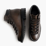 Commander Jasper Leather Boots - Reinforced Heel Counter & Precision Double-Row Stitching Detail