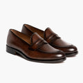 Lincoln Rich Mahogany Leather Sneakers