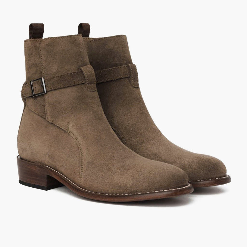 Rogue Taupe Bottines en cuir pour Homme