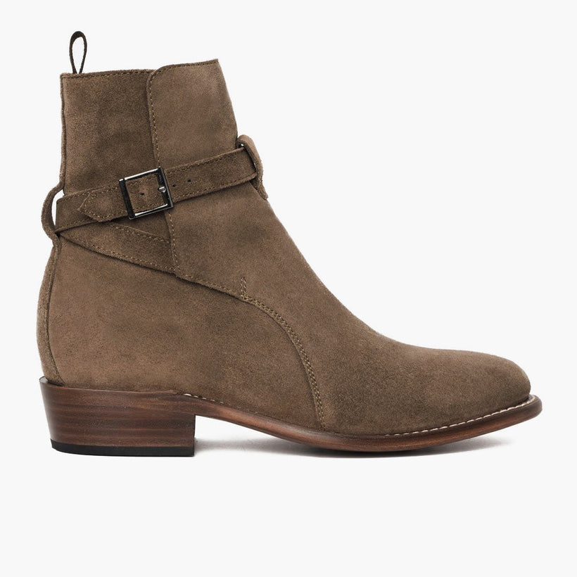 Rogue Taupe Bottines en cuir pour Homme
