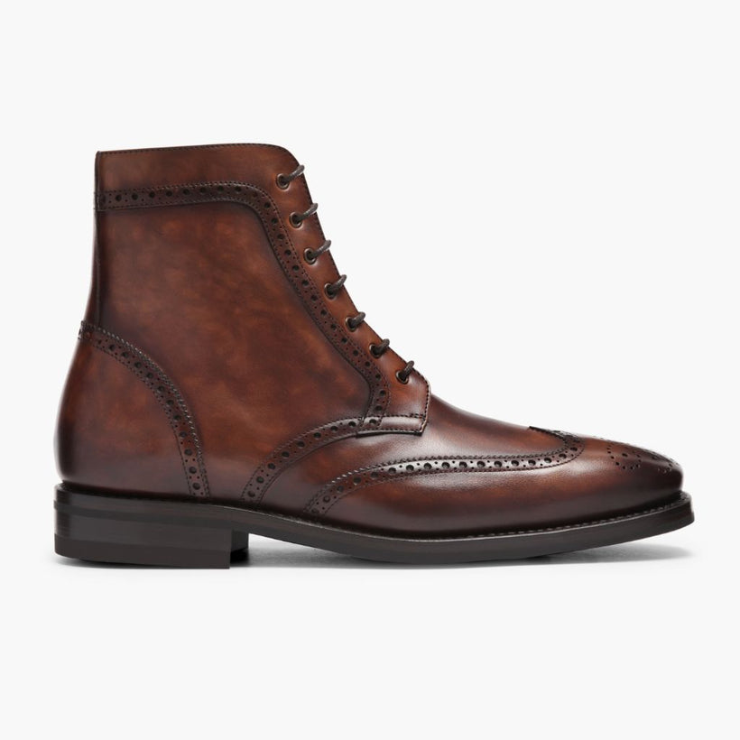 Wingtip Color #77 Leather Boots pour Homme