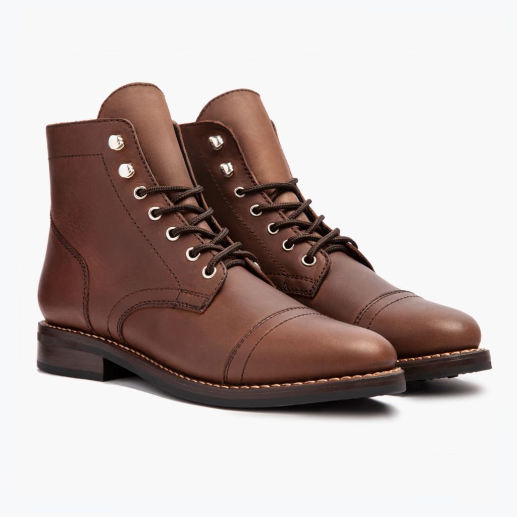 Classic Full-Grain leather Boots - Montage cousu Goodyear & détail de l'embout avant