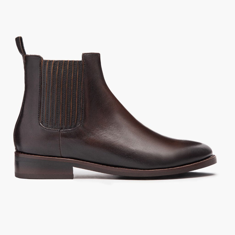 Dreamer Noir Coffee Leather Boots pour Femme