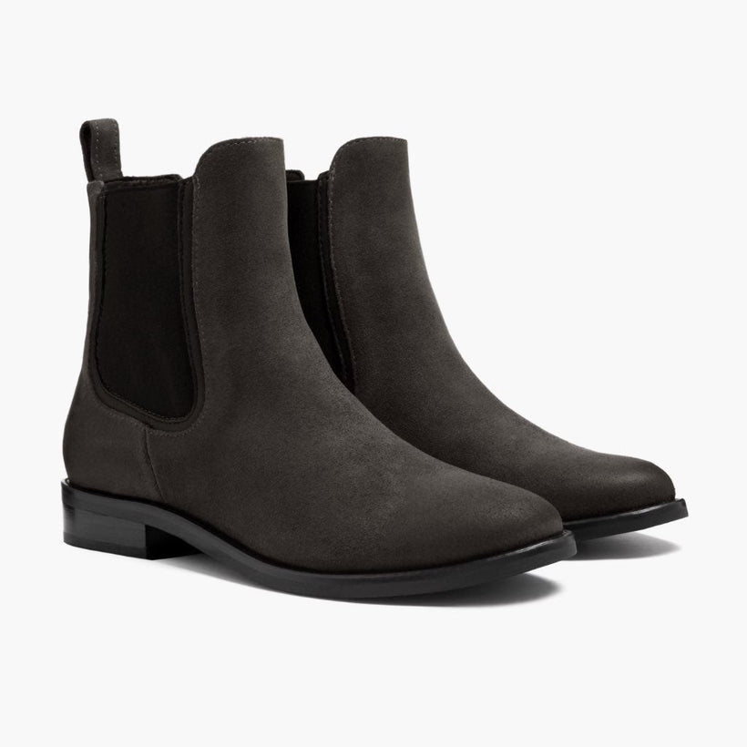 Duchess Gris Ombre Bottines en cuir pour Femme