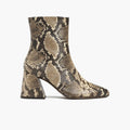 Heartbreaker Snake Print Bottines en cuir pour Femme