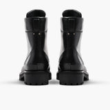 High-Traction Rubber Outsole & Lug Tread Pattern on Women's Ryder Black Leather Boots