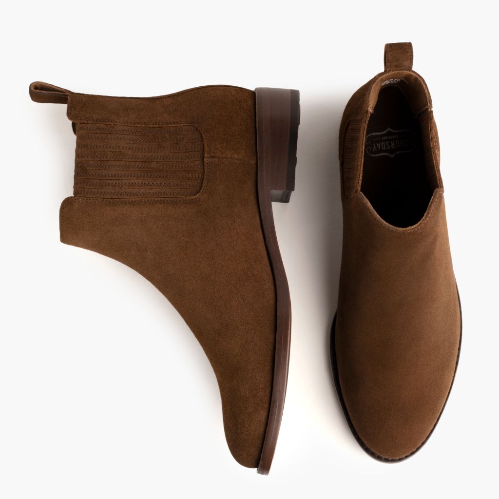 Dreamer Cannelle Bottines en cuir pour Femme - Contrefort de talon renforcé & surpiqûres doubles de précision