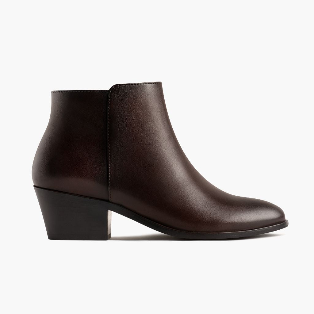 Downtown Vieil Anglais Bottines en cuir pour Femme in Classic Full-Grain Leather - Vue de profil | Acheter en ligne