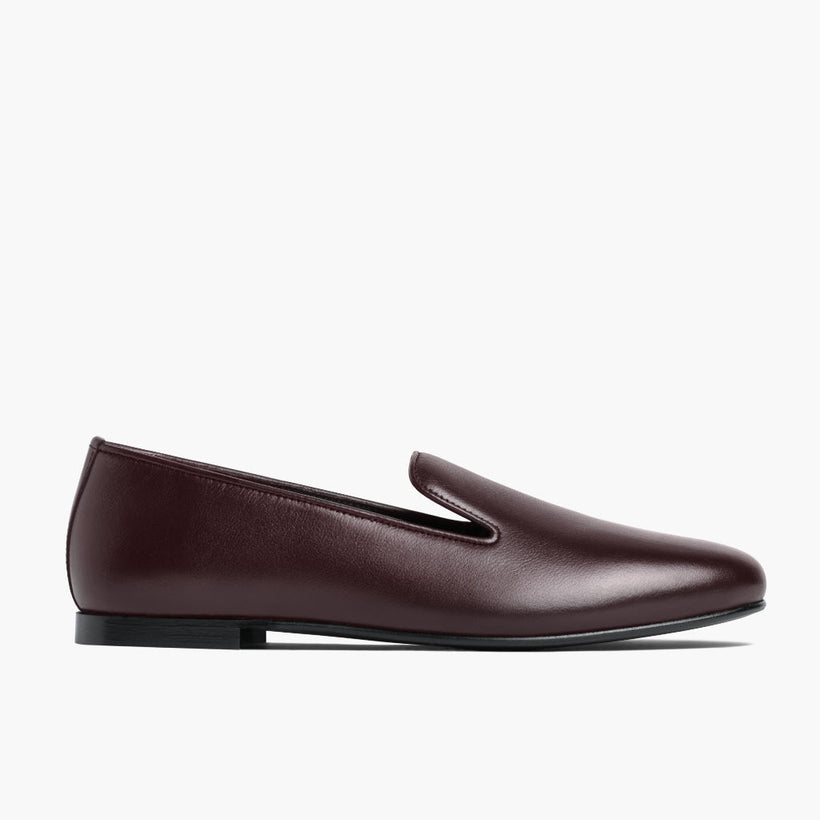 Eden Bordeaux Leather Boots pour Femme