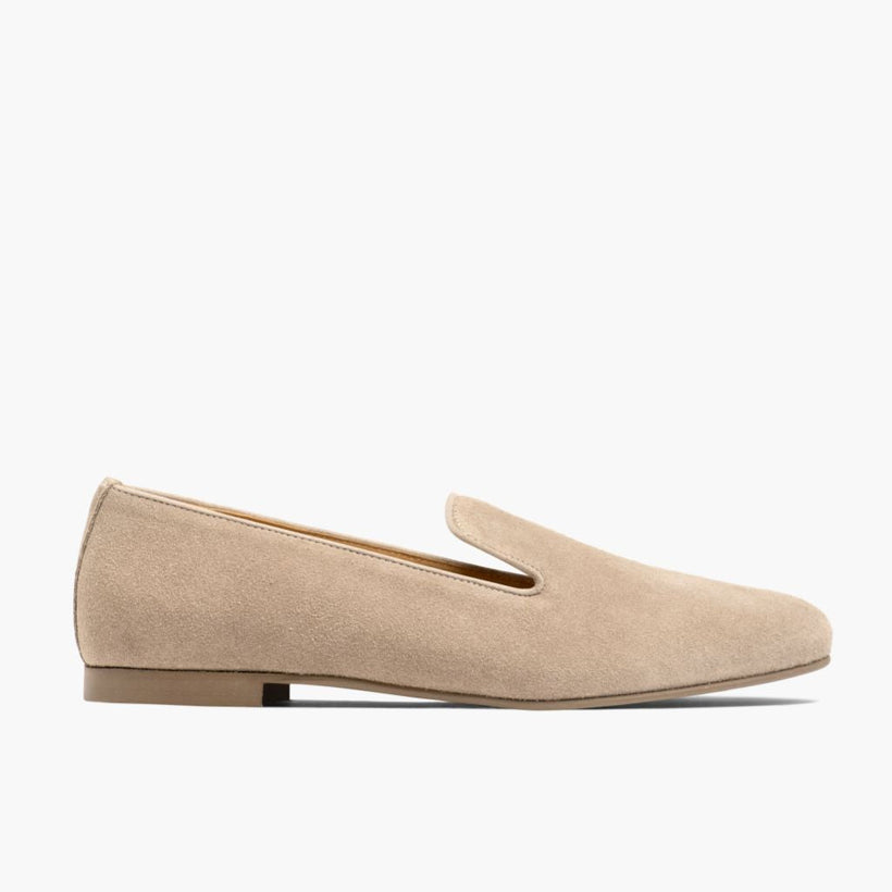 Eden Latte Leather Boots pour Femme