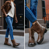 Styled On-Foot Perspective Demonstrating Ankle Fit & Silhouette on Model