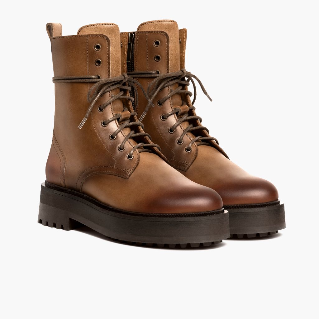 Classic Full-Grain leather Boots - Montage cousu Goodyear & détail de l'embout avant