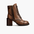 Rebel Amber Wheat Leather Boots