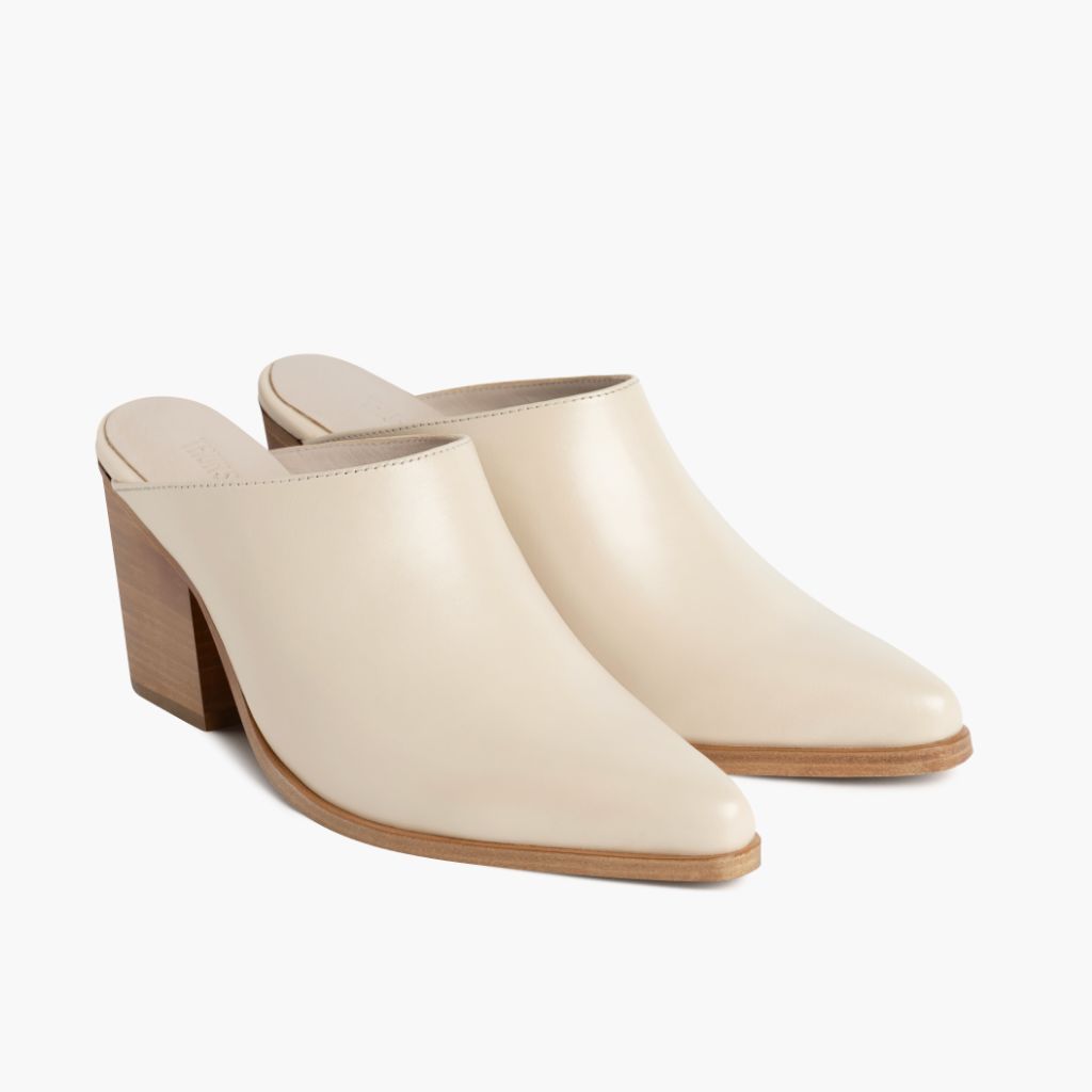 Summer Ivory Bottines en cuir pour Femme in Classic Full-Grain Leather - Vue de profil | Acheter en ligne