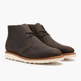 Scout Tobacco Leather Boots For Men in Classic Full-Grain Leather - Lateral Side Profile View | Buy Online