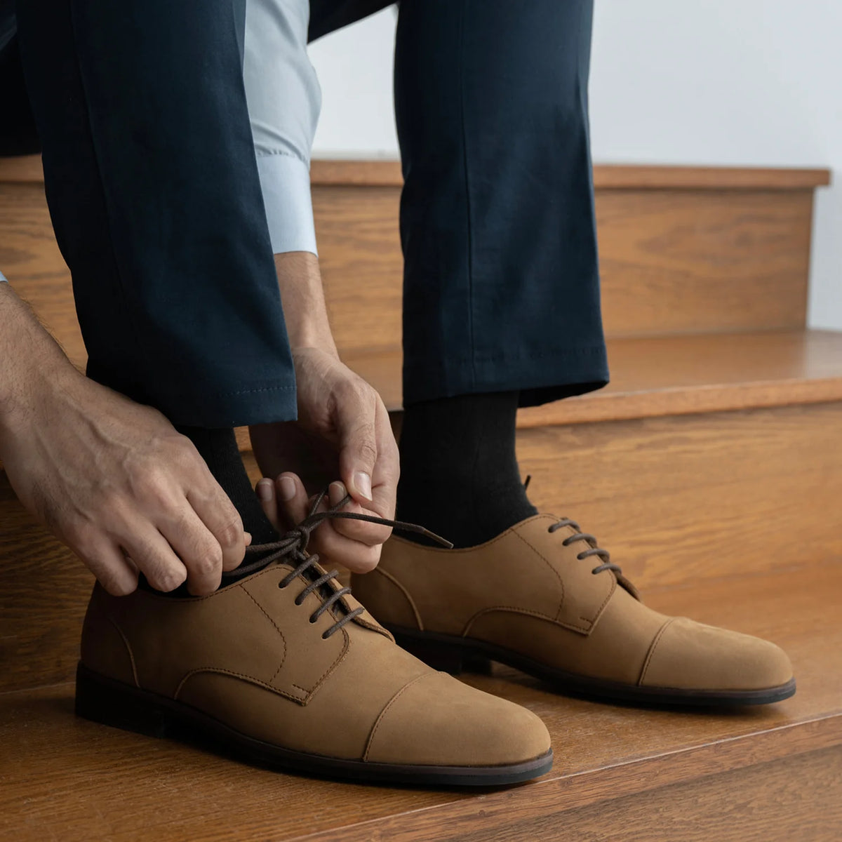 Orlaven Attorney Derby Marron Nubuck Chaussures en cuir - StudGuard pour Homme footwear image 10