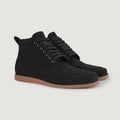 Bearman Bottines Moc Toe en daim noir pour Homme