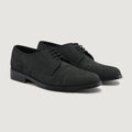 Dirk Brogues Derby Matte Noir Nubuck Chaussures en cuir - StudGuard pour Homme