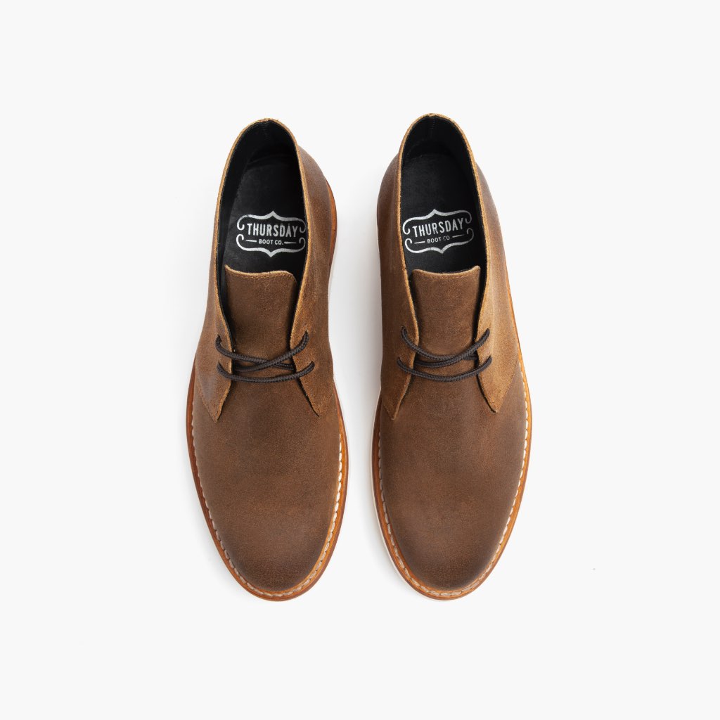 Scout Safari Bottines en cuir pour Homme For Men - Contrefort de talon renforcé & surpiqûres doubles de précision