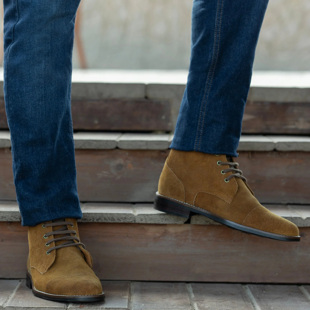 Orlaven Knight Derby Marron Suede Bottines en cuir - StudGuard pour Homme footwear image 9