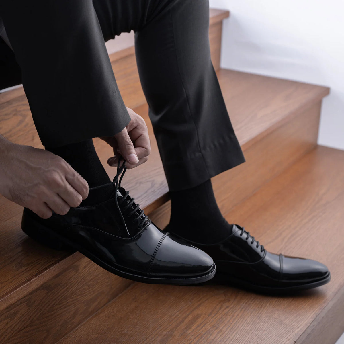 Orlaven Professor Oxford Noir Chaussures en cuir verni pour Homme footwear image 10