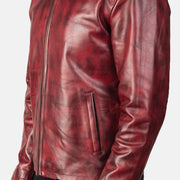 Alex Veste Motard en Cuir pour Homme – Vue produit alternative 6